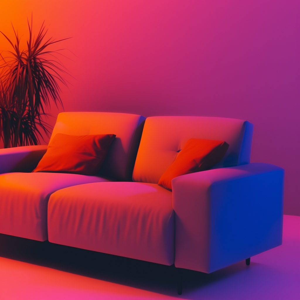 Colorful,Living,Scene,Of,Abstract,And,Graphic,Visuals,,Inspired,By